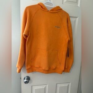 Columbia NWT youth medium orange Crater Mountain ll hoodie